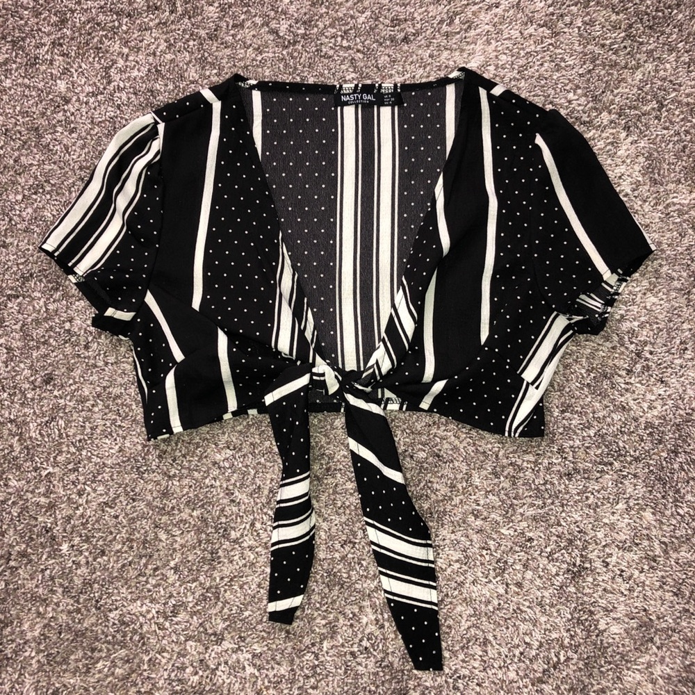 Nasty Gal Tie Top